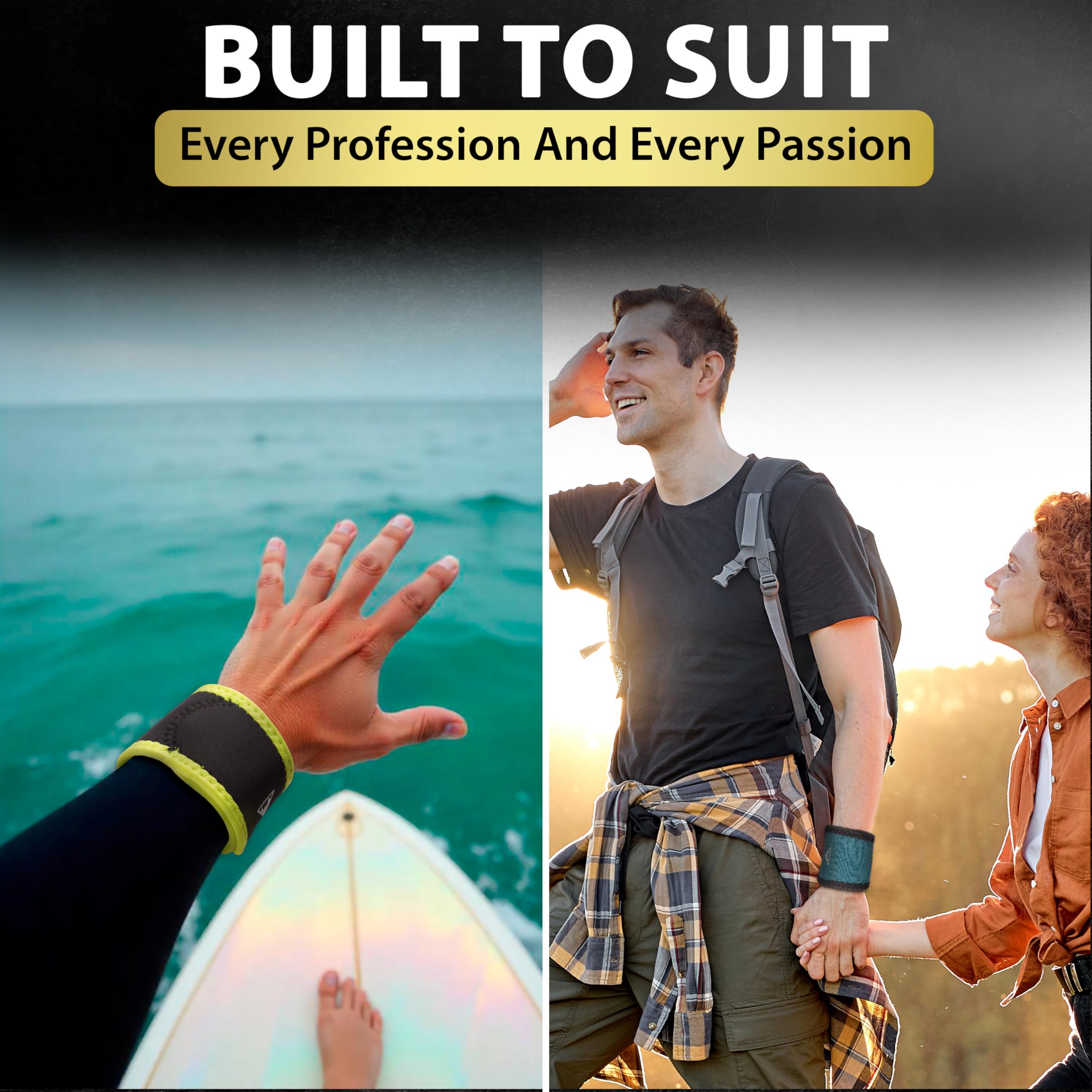 Sansolid Protective Smart Watch Cover Band - One Size Wristwatch & Smart Watch Protector Screen & Band Universally Compatible Wi